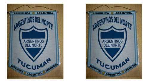 Banderin Grande 40cm Argentinos Del Norte Tucuman