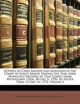 Comprar Libro Reports Of Cases Argued And Adjudged In The Court O...