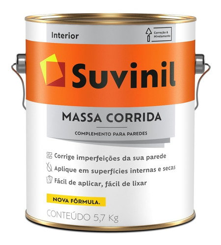 Massa Corrida Pva Suvinil 5kg