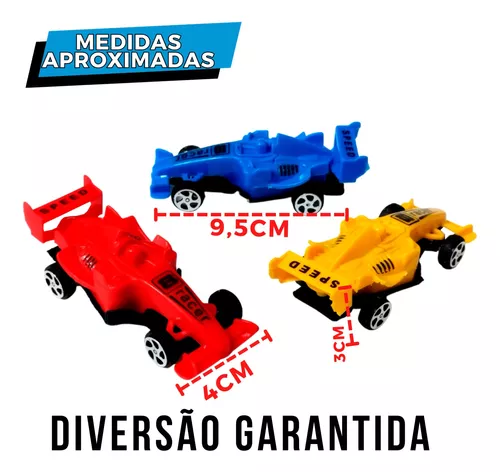 Kit 4 Brinquedo Carrinho De Corrida Formula 1 A Fricção em