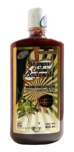 Shampoo Bergamota Con Minoxidil 6%, Premium