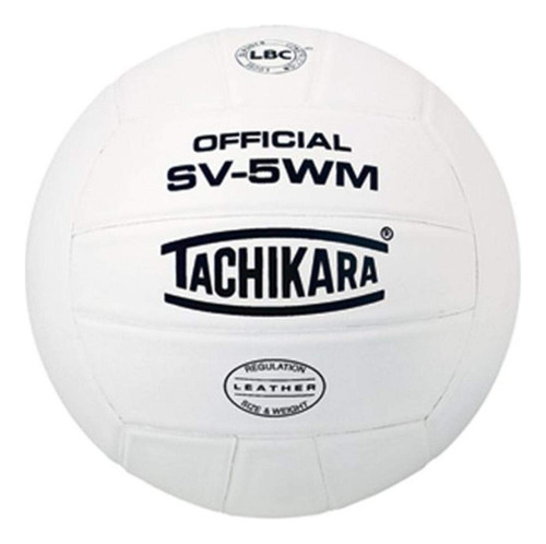 Tachikara Pelota De Voleibol, Piel De Grano Completo Color Blanco