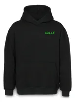 Comprar Buzo Canguro  Calle Texto Argentina Verde Fluor Bordado