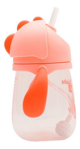 Imagem 7 de 8 de Copo Com Canudo Infantil De Transição 240ml Alça Dino - Buba