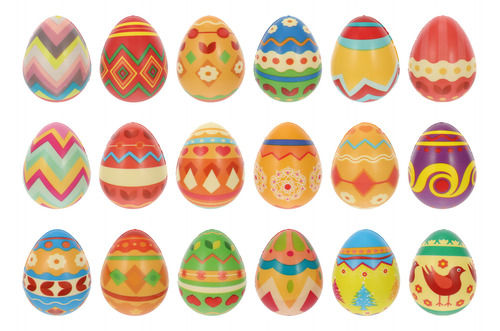 Huevos Slow Egg Toy Slow Rebound Para Decoración, 18 Unidade
