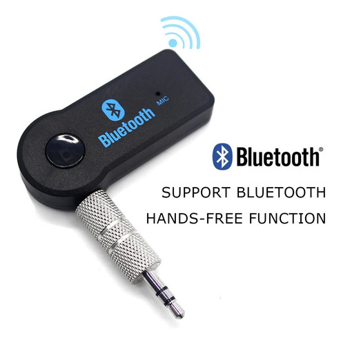 Imagen 6 de 10 de Receptor Bluetooth Manos Libres Auto Pc Audio Auricular Mic