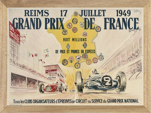 Grand Prix De France 1949, Cuadro, Autos, Poster,    M288