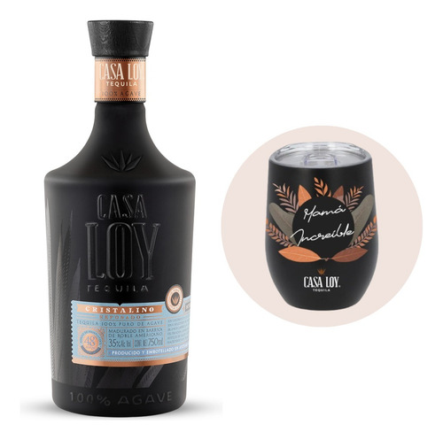 Tequila Casa Loy Reposado Cristalino 750 Ml