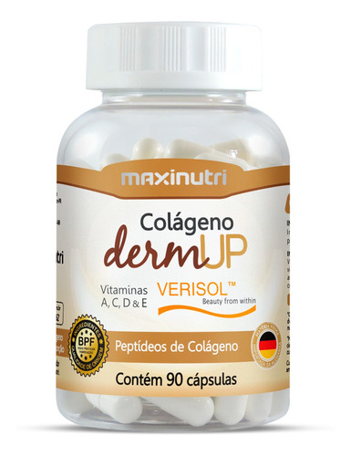 Colágeno Dermup Verisol® Maxinutri 750mg 3x90 - 270 Cápsulas