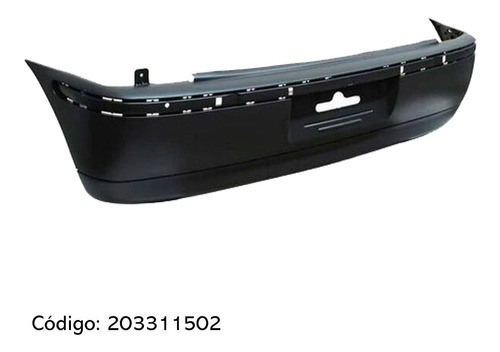 Fascia Trasera Vw Pointer 00-05 P/pintar S/moldura 203311502