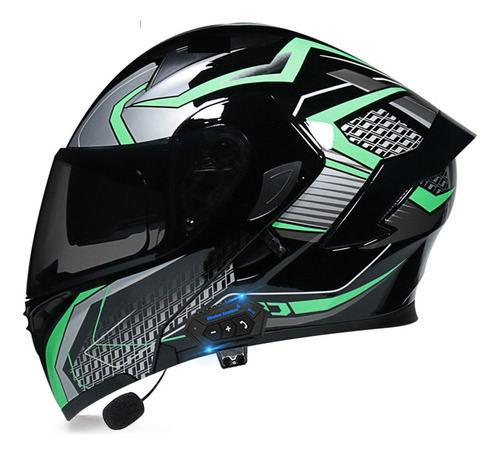 Casco De Motocicleta Flip Up Open Face Cool Motocross Casco