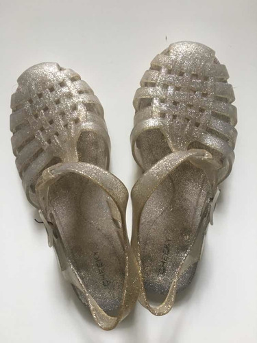 Sandalias Plásticas Trasparentes 34