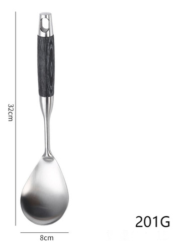 Set Utensilios De Cocina Profesionales Acero 304 6 Unidades