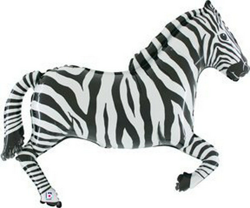 Zebra Negro Rayas Selva Zoo Safari Figura Del Cuerpo 43  Par