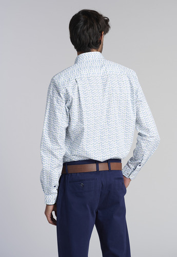 Camisa Estampada Madison Fj Verde Ss2025 Ferouch