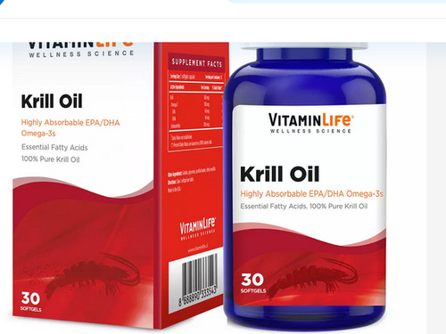 Krill Oil Omega 3 - Vitamin Life - 30 Cápsulas