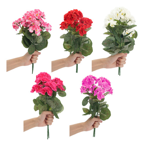 Begonia De Seda Artificial Ramos Simulados Decoración