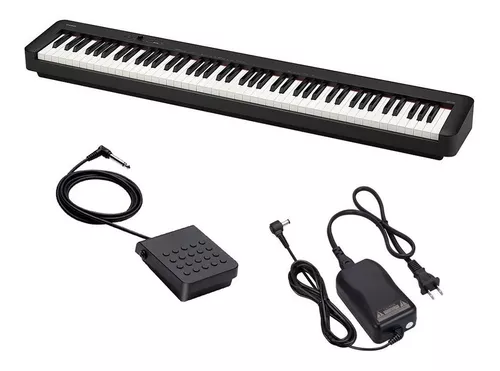 Piano Digital Casio CDP-S360 com Fonte Bivolt - Preto