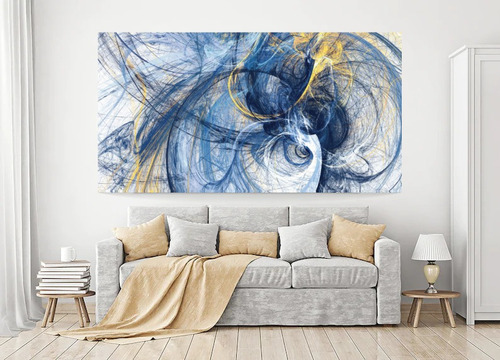 Cuadro Abstracto Sala Comedor Canvas Grueso 180x95 Cbs77