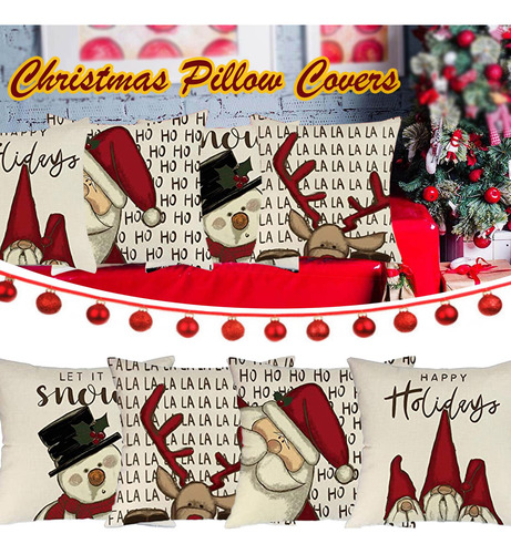 Funda De Cojín F Home Christmas Decor Survived Family Pillow
