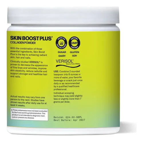 Mejora Piel Con Sparkle Skin Boost Plus 1000mg Antioxidantes