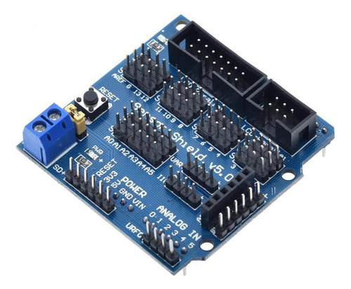 Kit 5 X Arduino Sensor Shield V5.0 Placa De Expansor Servo