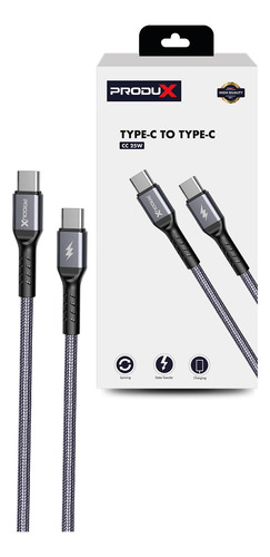 Cable De Datos Motomo Produx, Usb Tipo C A Tipo C 25w
