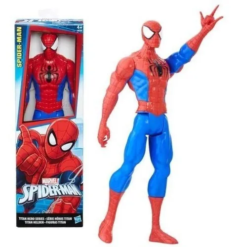 Muñeco Spiderman Titan Hero Series 30 Cm Articulado Hasbro