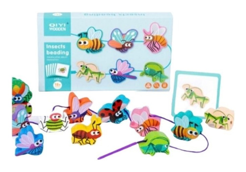 Juego Mano Y Ojo De Enhebrar, Enlazar Y Ensartar Animal