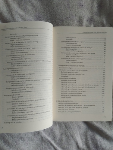 Libro Programa De Manejo Reserva De La Biosfera Janos (Usado)