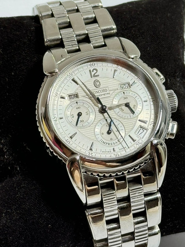 Reloj Concord Impresario Zenit 44559510 Acero Inoxidable/plateado Acero Inoxidable Blanco (Usado)
