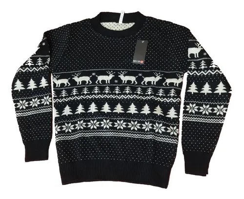 Sueter navideño negro hotsell