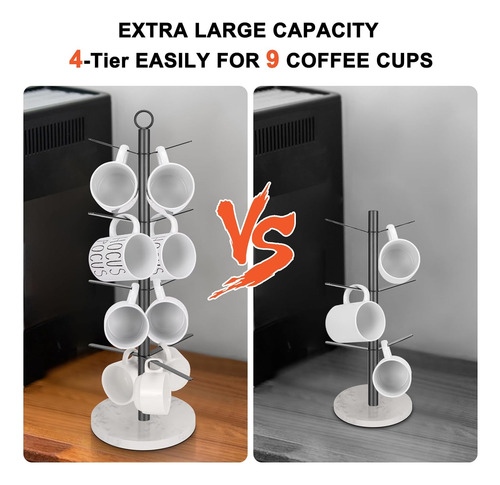 Soporte Para Tazas, Soporte Para Tazas De Café, Base Gruesa
