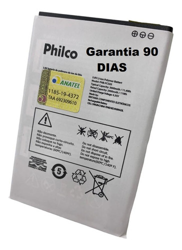Flex Carga Bateria Phb-pcs05 Adptada Philco Hit P8 Envio Já