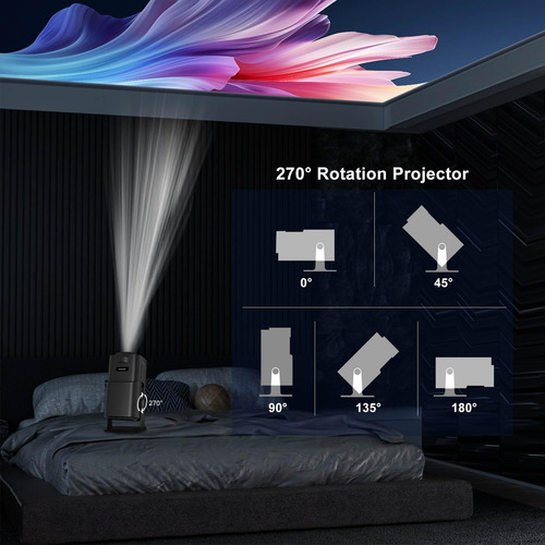 Proyector Portatil Hy320 Auto Keystone,500ansi Smart