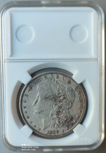 Moeda 1 Dólar 1889 - Morgan Dólar Linda Pátina (Usado)