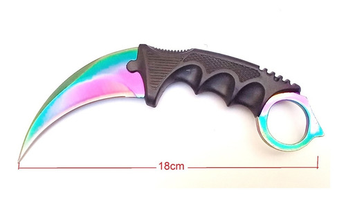 Imagen 2 de 9 de Cuchillo De Caza Tipo Karambit Navaja Táctica Supervivencia