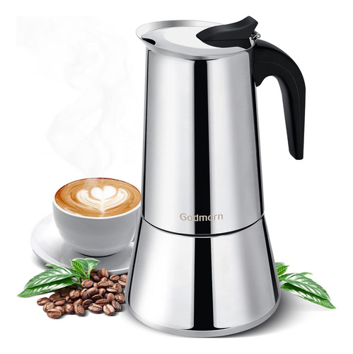 Stovetop Espresso Moka Pots Godmorn Godmorn Silver
