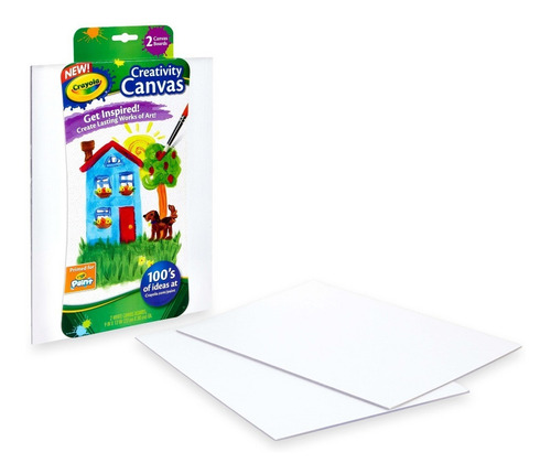 Kit Arte Lienzo, Acuarelas Y Crayones Acuarelables Simball