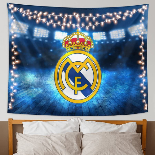 Tmatuta Tapiz Real Madrid Logotipo Equipo Para Colgar Pared