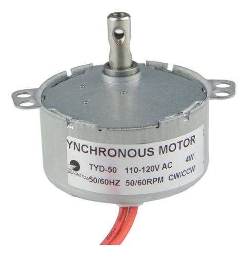 Motor Síncrono Chancs Tyd-50 110 V Ac 50-60 Rpm Cw/ccw 4w