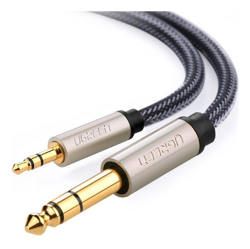 Cable de audio Ugreen macho/macho de 3,5 mm a 3,6 mm, 1 m, gris