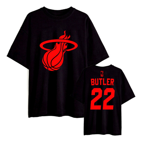 Miami Heat Jimmy Butler #22 Remera Negra