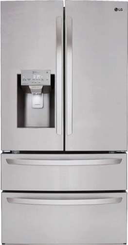 LG - 27.8 Cu. Ft. 4-door French Door Smart Refrigerator With