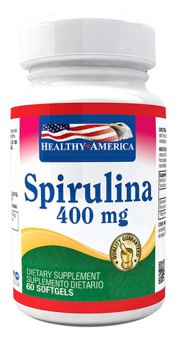 Espirulina Spirulina 400 Mg - 90 Softgels Healthy America