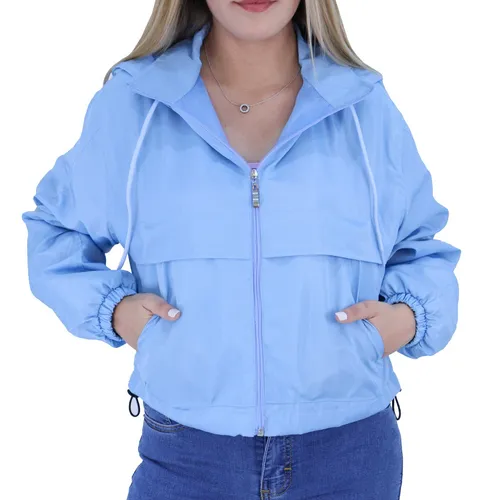 Abrigo Azul Cielo Mujer MercadoLibre