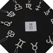 Comprar Collar Cadenita Dije Signo Zodiacal Acero Quirúrgico Zodiaco