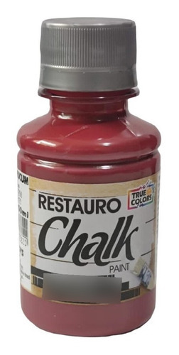 Tinta Restauro Chalk Paint 100ml Alta Cobertura -true Colors Cor VERMELHO URUCUM