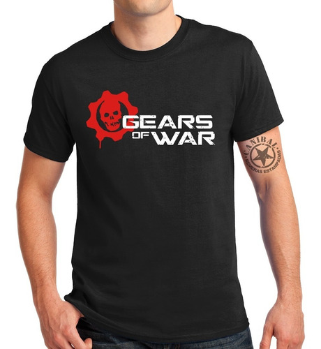 Remeras Gears Of War Logo Remeras Estampadas Canibal