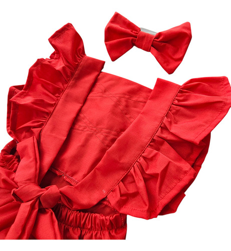 Disfraz Para Bebé Caperucita Roja Para Bebé + Capa Rojo 6-12 Meses - M